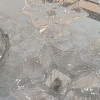 ظروف پذیرایی شیشه ستاره