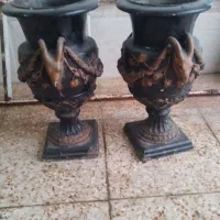 ۲تا گلدان خوشکل طرح کله قوچ