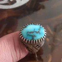 انگشتر نقره فیروزه و باباقوری|بدلیجات|تهران, ابوذر|دیوار