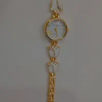 ساعت مچی دخترانه رنگ سفید طلایی