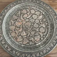 سینی دیوارکوب مسی عتیقه