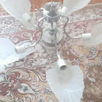 لوستر ۵ شاخه استیل درجه یک ....