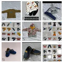 تعداد زیادی لباس و لوازم بچه|کفش و لباس بچه|رشت, جهاد|دیوار