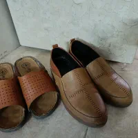 یک جفت کفش و یک جفت دمپایی طبی|کیف، کفش، کمربند|کهریزک, |دیوار