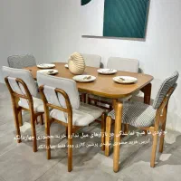 میز ناهارخوری وصندلی اِچ سبک ترندمینیمال بارنگبندی|میز و صندلی غذاخوری|تهران, جوانمردان (اندیشه)|دیوار