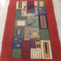 یک جفت گبه یک متر و نیمی دست بافت کارگاه قالی باف