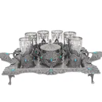 سرویس چایخوری پیوتر(سیلور)|ظروف سرو و پذیرایی|محمدیه-قزوین, |دیوار