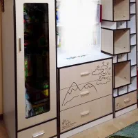 سرویس چوب کودک و نوجوان|تخت و صندلی بچه|مشهد, راهنمایی|دیوار