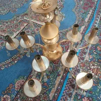 لوستر زیبا ۱۰ شعله قدیمی