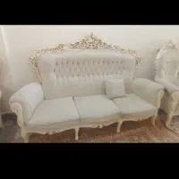 فروش فوری مبل استیل ۹نفره نهارخوری ۴ نفره
