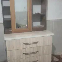 کمد دراور ۴کشویی و آینه آرایشی ریلی