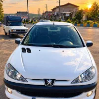 پژو206 تیوفای بی رنگ