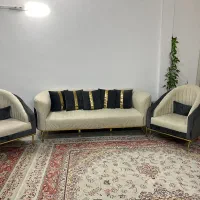 مبل ۵ نفره نیم ست|مبلمان خانگی و میز عسلی|مشهد, امیریه|دیوار