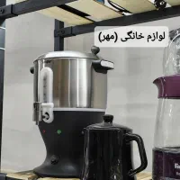 سماور گازی شیر دار استیل 6 لیتری با ارسال|سماور، چای‌ساز، قهوه‌ساز|مشهد, طلاب|دیوار