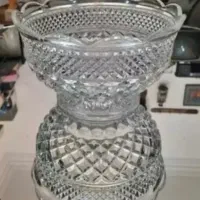 کاسه بشقاب بلور امریکایی