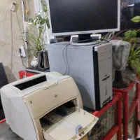 پرینتر hp1300 بهمراه کامپیوتر  مانیتور کیس
