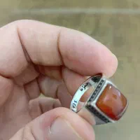 انگشتر عقیق نقره