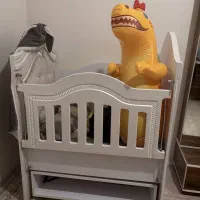 تخت کودک و روروئک کاملا سالم