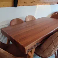 میز نهارخوری|میز و صندلی غذاخوری|رضوانشهر, |دیوار