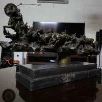 گله گاو مجسمه هونگ برنزی