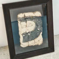 قاب عکس گچی برجسته