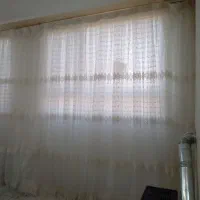 پرده حریر طرحدار