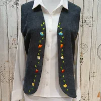 جلیقه وکارهای گلدوزی با دست (پوشاک شفق)|لباس|کرج, المهدی|دیوار