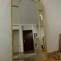 آینه قدی ایستاده قاب فلزی پایه دار * فروش اقساط|آینه|بم, |دیوار