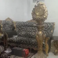 مبل سلطنتی 7 نفره با ساعت|مبلمان خانگی و میز عسلی|نسیم‌شهر, |دیوار