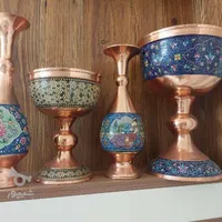 ظروف مسی و مینا کاری