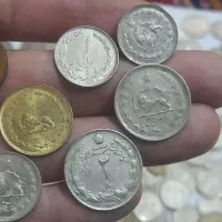 سکه قدیمی شاهنشاهی وشیرخورشید|کلکسیون سکه، تمبر، اسکناس|اهواز, زندوکیلی|دیوار
