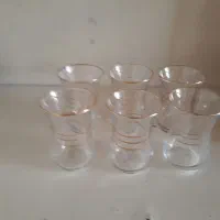 ۶تا استکان کمر باریک نو