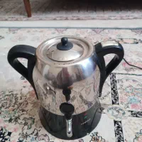 چایی ساز روهمی در حد نو رنگ سیلور مشکی