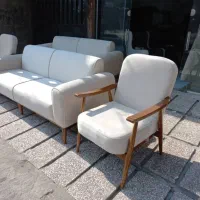 مبل دسته چوبی|مبلمان خانگی و میز عسلی|ایلام, |دیوار