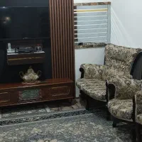 مبل نه نفره  کارکرده تمیز سالم پارچه یزد کلاف محکم|مبلمان خانگی و میز عسلی|نظرآباد, رسالت|دیوار