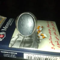 انگشتر نقر ه بانگین حدیددعانویس