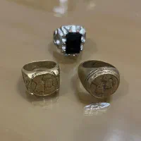 سه عدد انگشتر مردانه