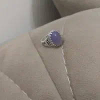 انگشتر نقره یاقوت چشم ببر عقیق سوسنی