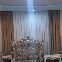 پرده مخمل والان دار دو طرف مخمل کاملا نو