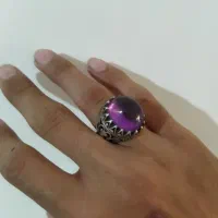 انگشتر نقره (لعل افغان) اصل