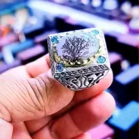 انگشتر نقره شجر کلکسیونی