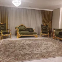 پرده تور به همراه پشت پرده ای