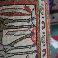 قالیچه تمام ابریشم دستبافت|فرش|اراک, |دیوار