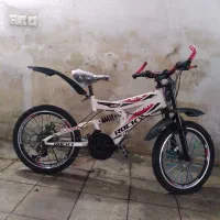 دوچرخه سایز 20 کمک دار ، دیسکی در حد آک
