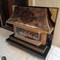 بخاری شومینه قدیمی جنس مرغوب|بخاری، هیتر، شومینه|گندمان, |دیوار