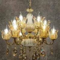 پخش انواع لوستر برنز|لوستر و چراغ آویز|کرمانشاه, |دیوار