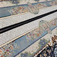 یک جفت فرش ۶ متری ۱۲۰۰ شانه ۳۶۰۰ تراکم گل برجسته|فرش|جاجرود, |دیوار