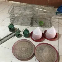 قفس جوجه پران با وسایل اضافه