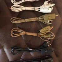 کابل دوشاخه دار مشکی و سفید چپقی و تخت|سایر لوازم برقی|تهران, قیام|دیوار