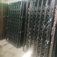 درب آکاردئونی کرکره ای بانکی حفاظ کشویی تمام گل